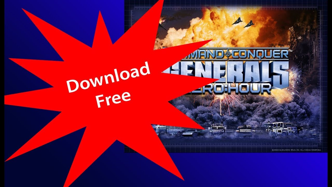 Command and conquer generals zero hour free download full version pc